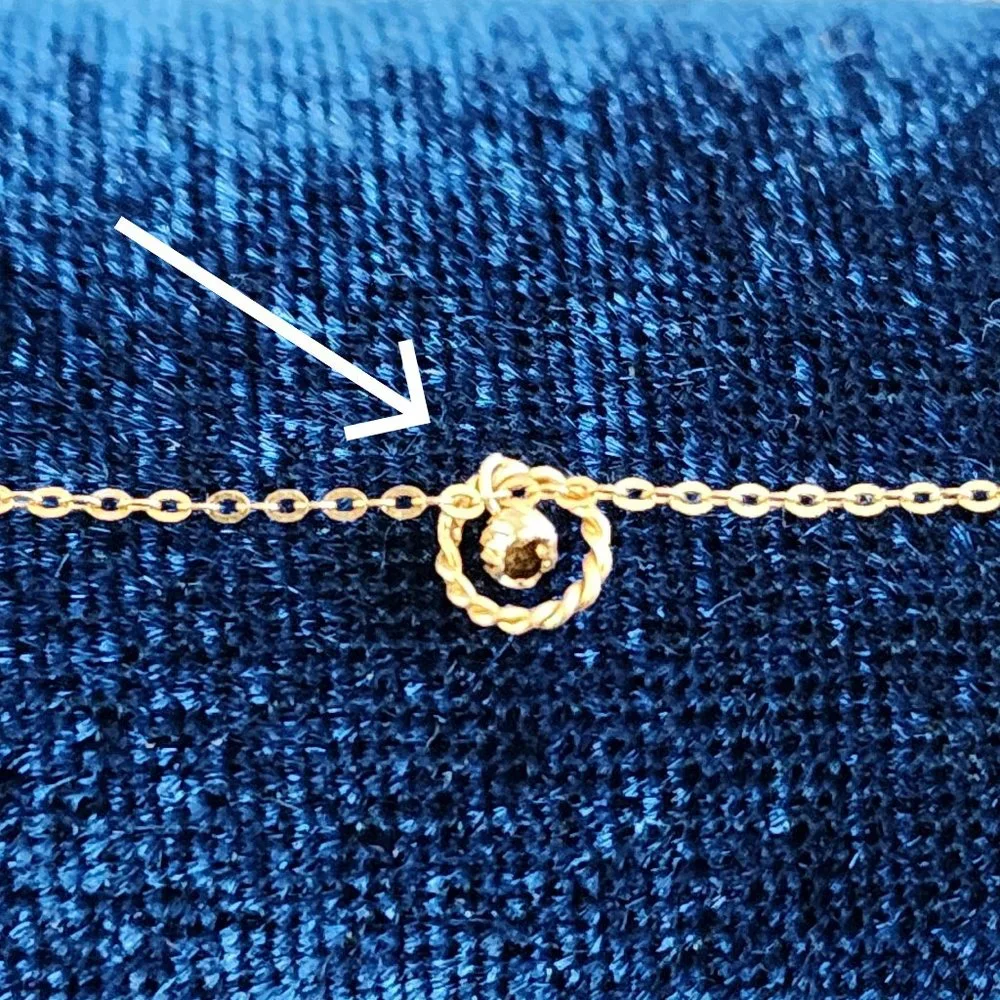Gold anklet - Picture 12 of 12